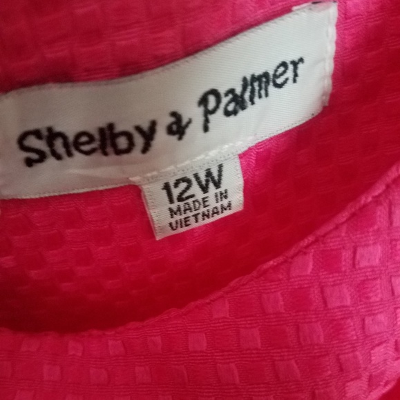 Hot pink Shelby and Palmer  dressSize 12W - Picture 3 of 5